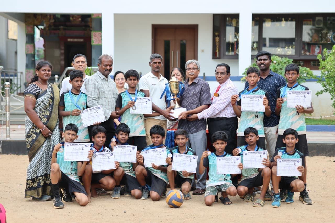 M.R.Mat.school Muthayamal Memorial Inter school UNDER-14 Volleyball Tournament