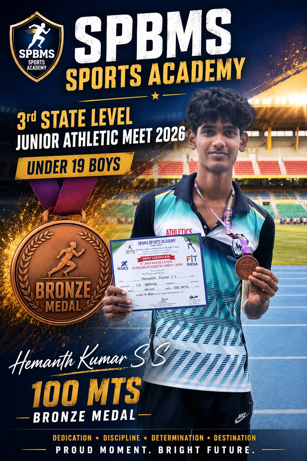 SPBMS 3rd STATE LEVEL JUNIOR ATHLETIC MEET -2026 - Image 1