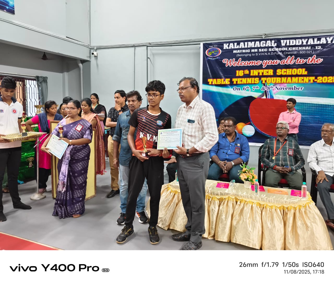 Inter School Table Tennis Tournament @Kalaimagal Viddyalaya - Image 12