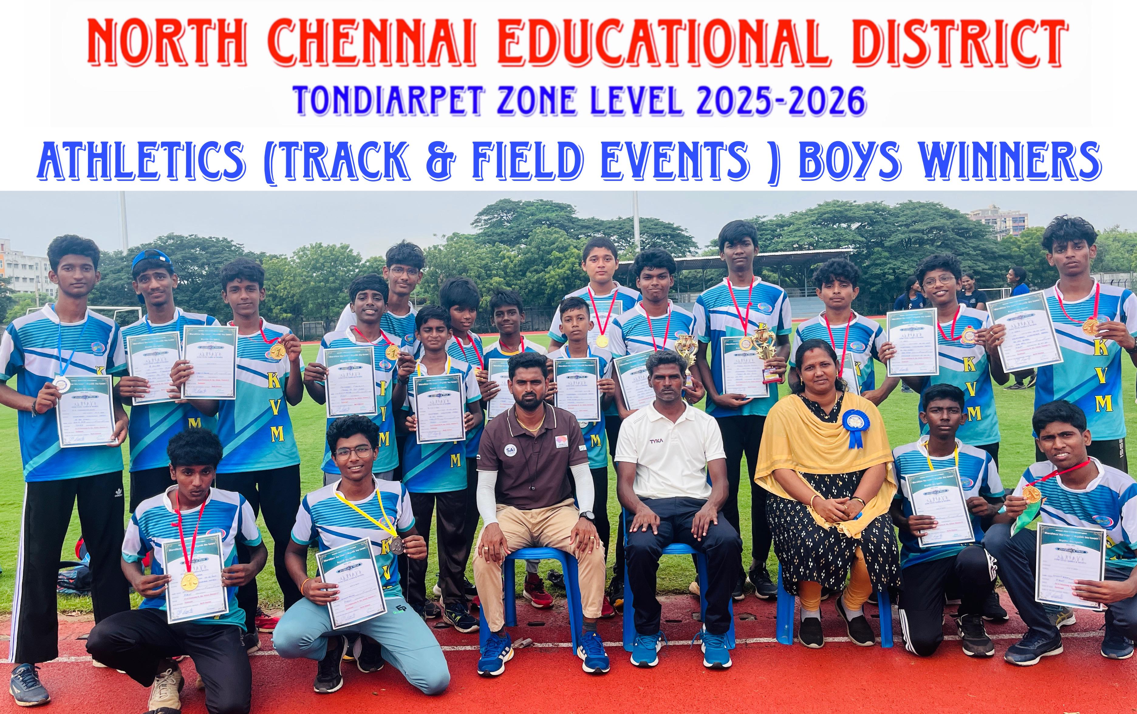 North Chennai Educational District Tondiarpet zone level 2025 - Image 14