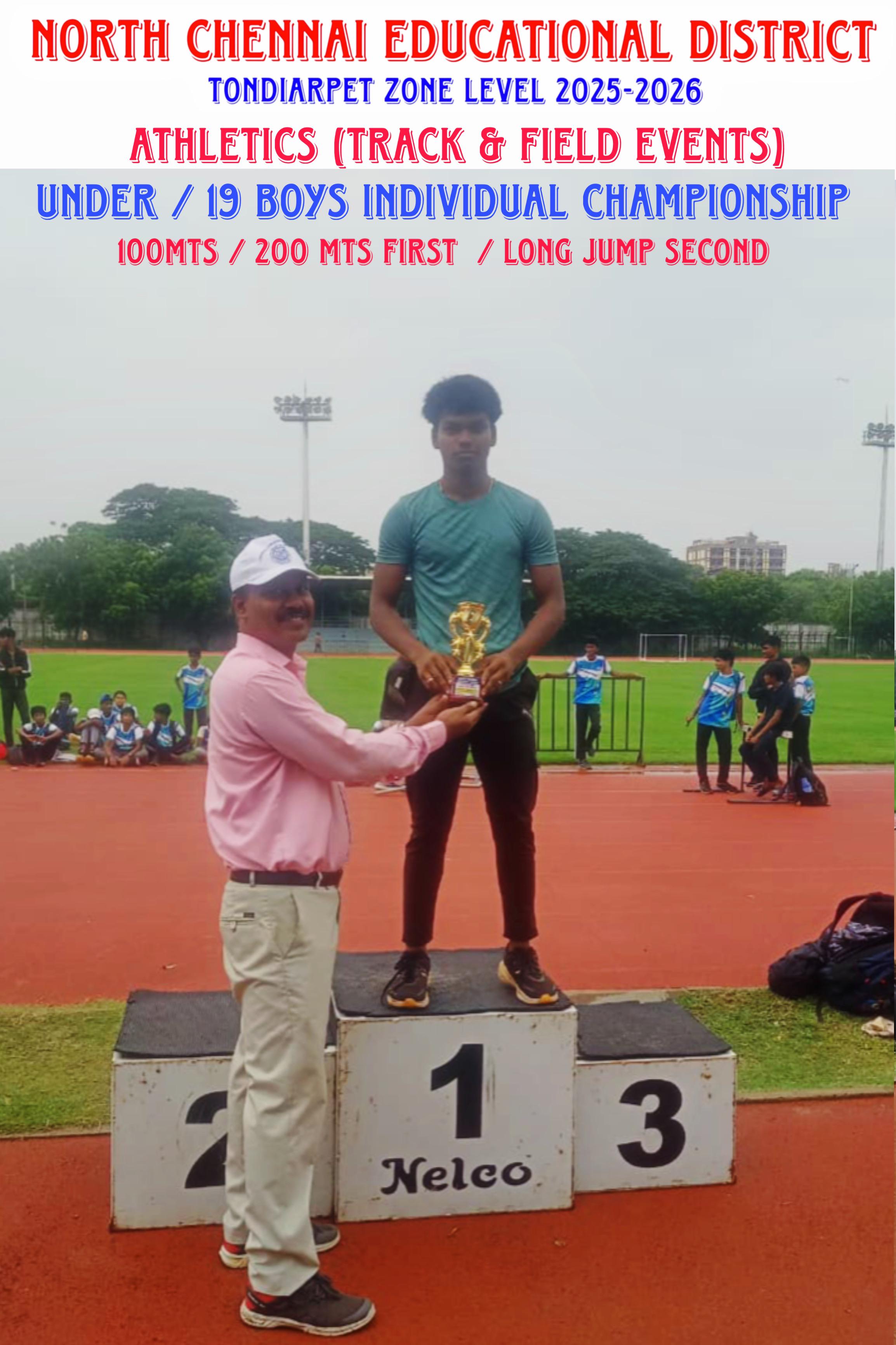 North Chennai Educational District Tondiarpet zone level 2025 - Image 19