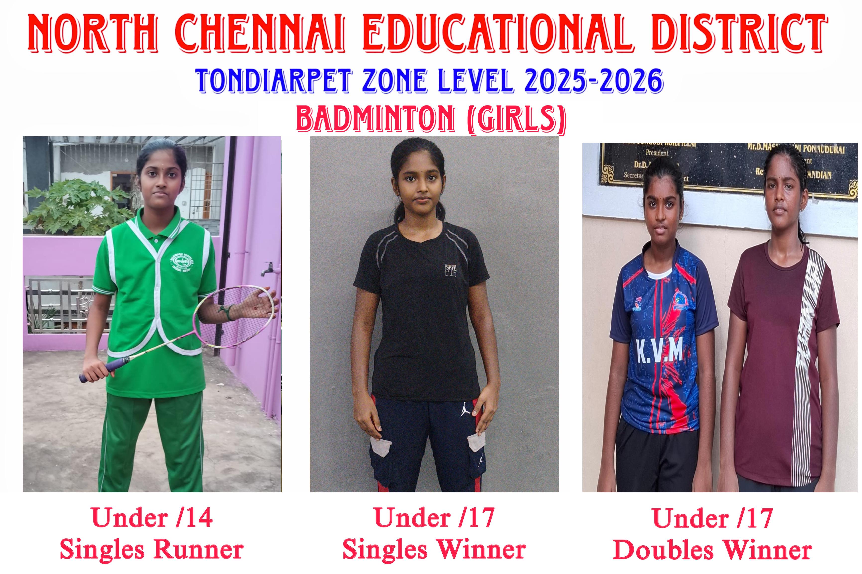 North Chennai Educational District Tondiarpet zone level 2025 - Image 3