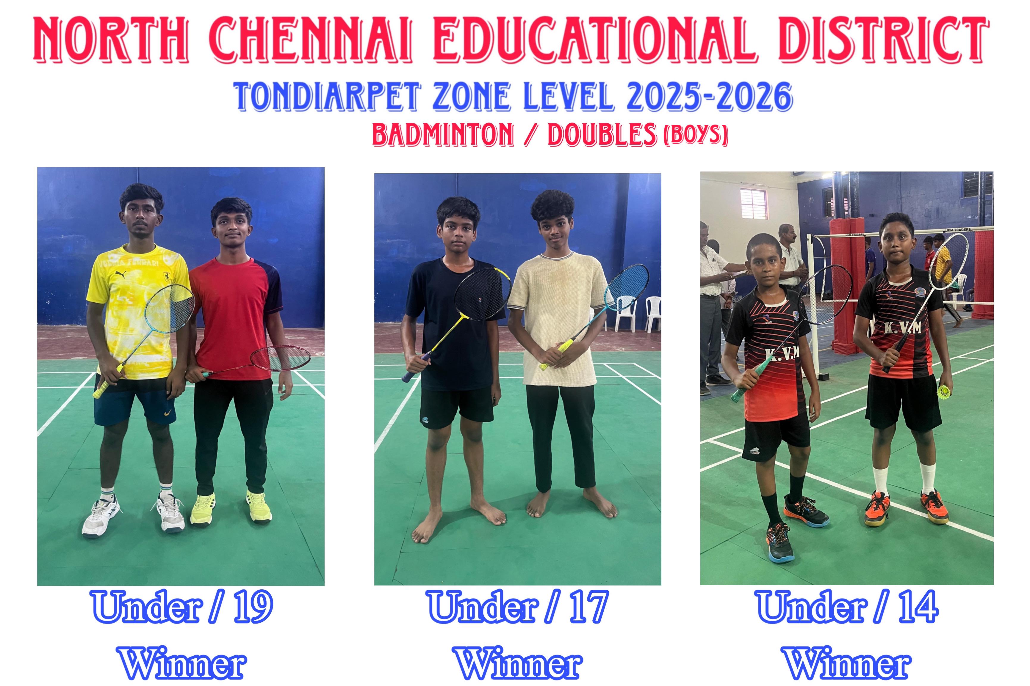 North Chennai Educational District Tondiarpet zone level 2025 - Image 8