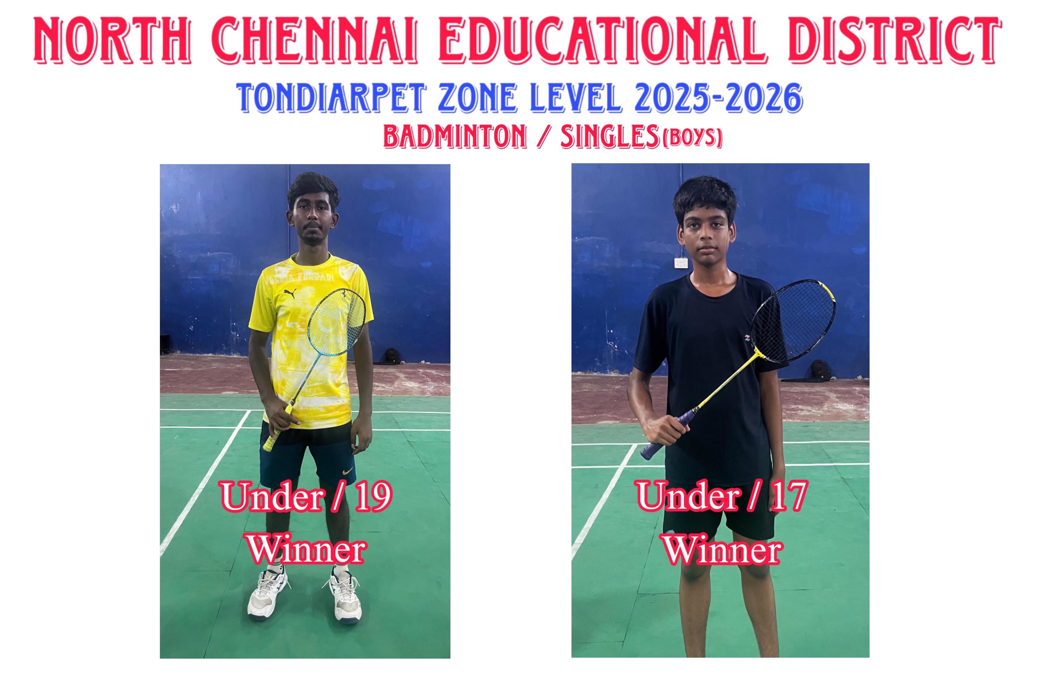 North Chennai Educational District Tondiarpet zone level 2025 - Image 9